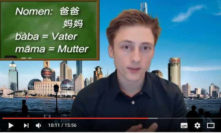 Chinesisch lernen mit Mr Mu im Lernvideo Lektionen 3 4