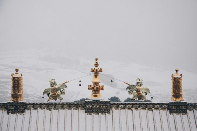 Dachkonstruktionen in China